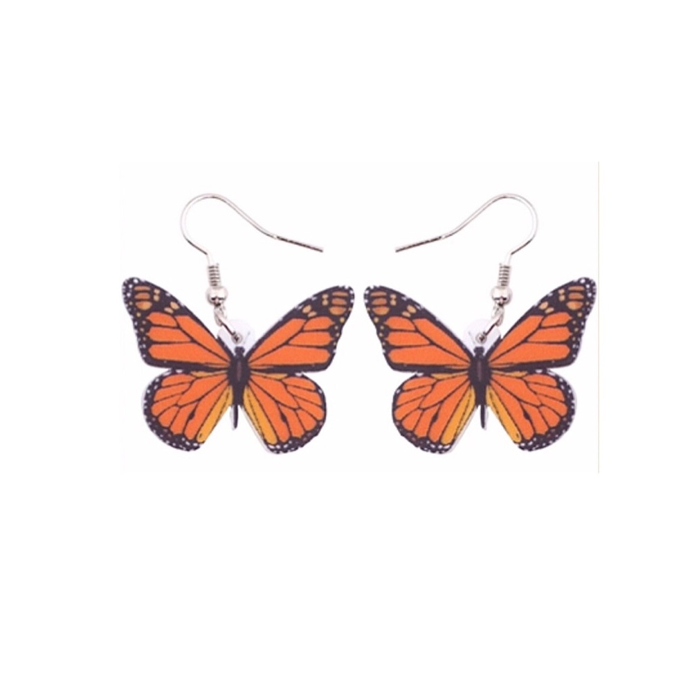 FREE SHIPPING | Double-Sided Acrylic Dangle Earrings NWT